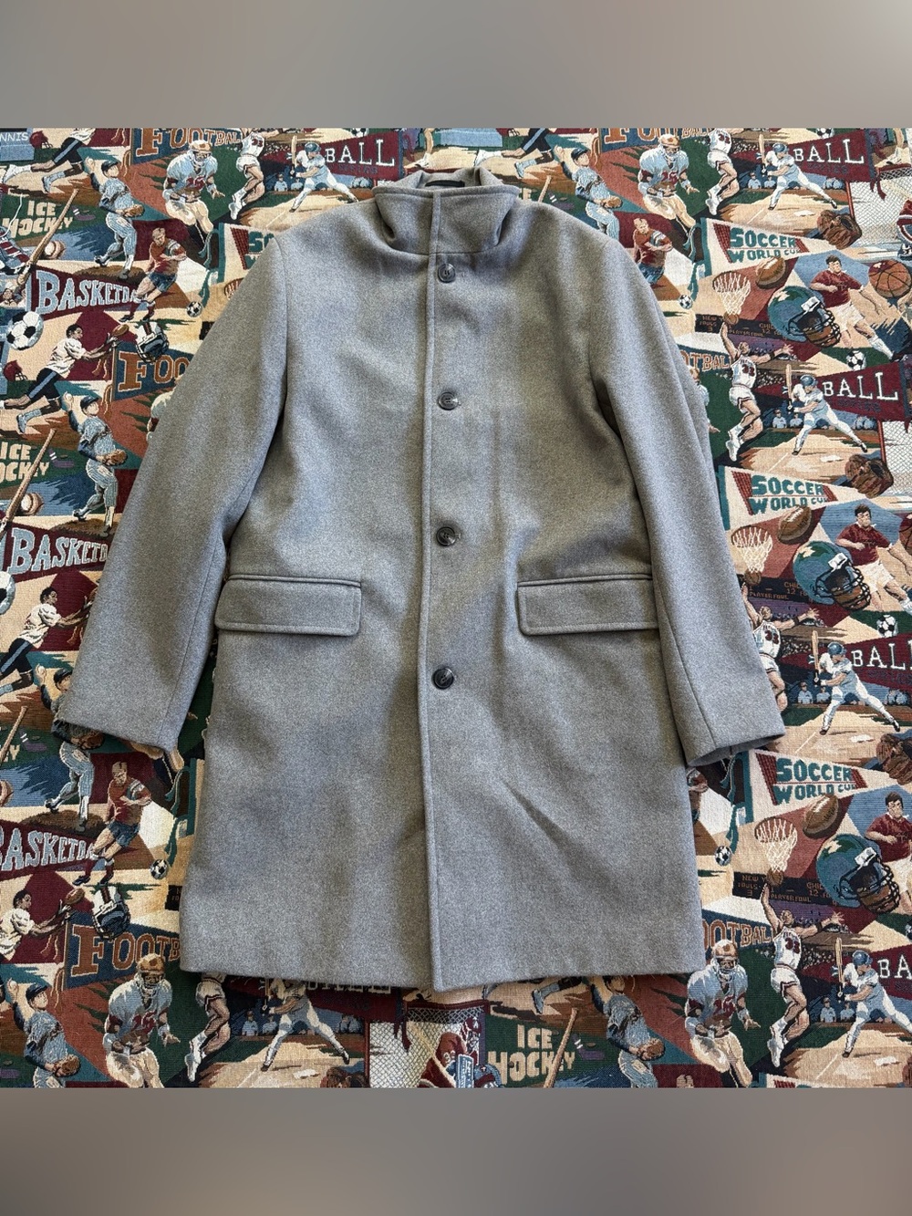 Men’s H&M Wool Gray Winter Topcoat